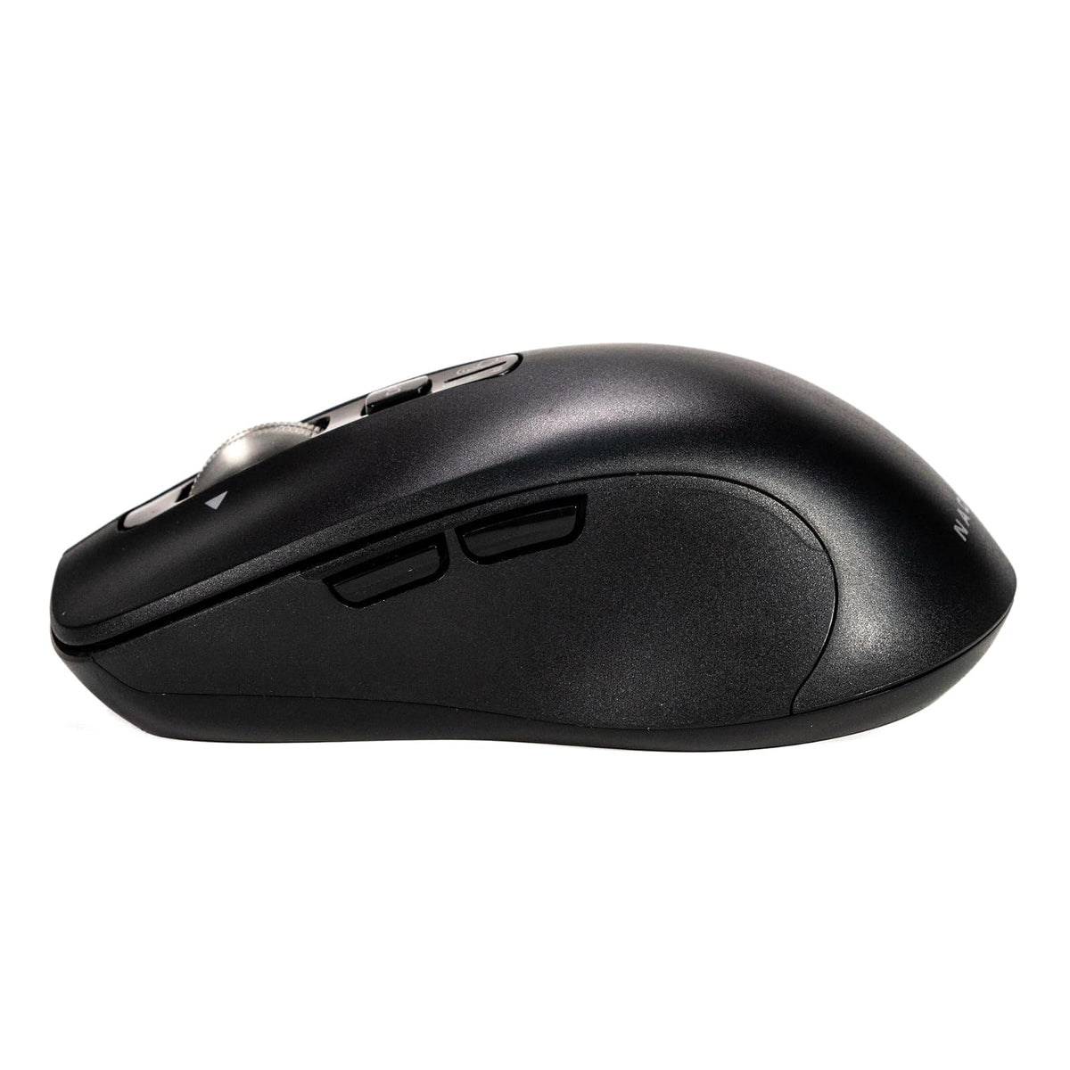 Naceb Technology - Mouse Inalámbrico Ambidiestro con Diseño Ergonómico y Precisión Óptica - Ideal para Oficina, Estudio y Entretenimiento en Color Negro