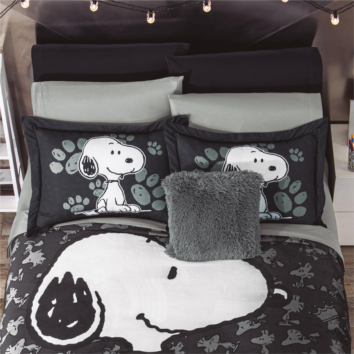 Colchas Concord Cobertor Ultrasuave, Color Negro/Rosa, 100% Poliéster, Tamaño Individual, Manta Cálida y Suave para Cama, Ideal para Invierno, Cobija Cálida de Alta Densidad, 1 Pieza