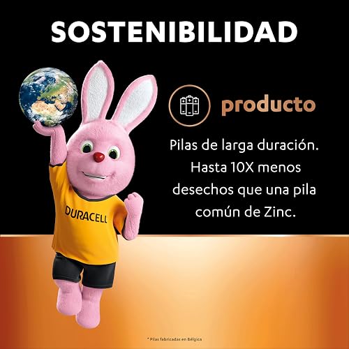 Duracell Pila Alcalina D - Pack x2 Dura 10X Más