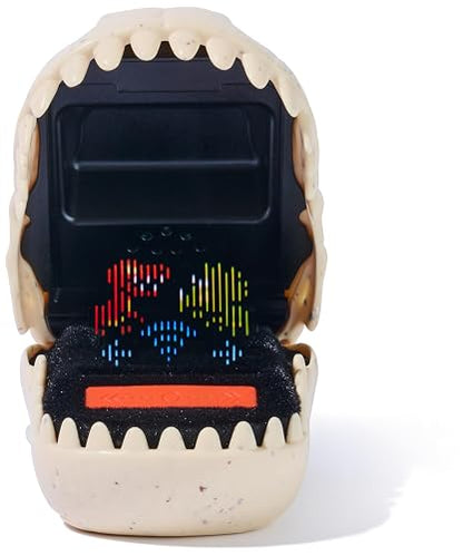 Bitzee, Juguete de Dinosaurio Interactivo de Jurassic World con 25 Dinosaurios, reacciona Cuando lo tocas, Las cápsulas se conectan e interactúan, Mascota Digital para niños a Partir de 5 años