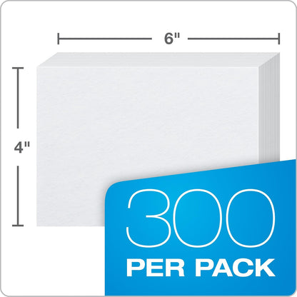Oxford - Fichas, En blanco, Blanco, 10.2 x 15.2 cm