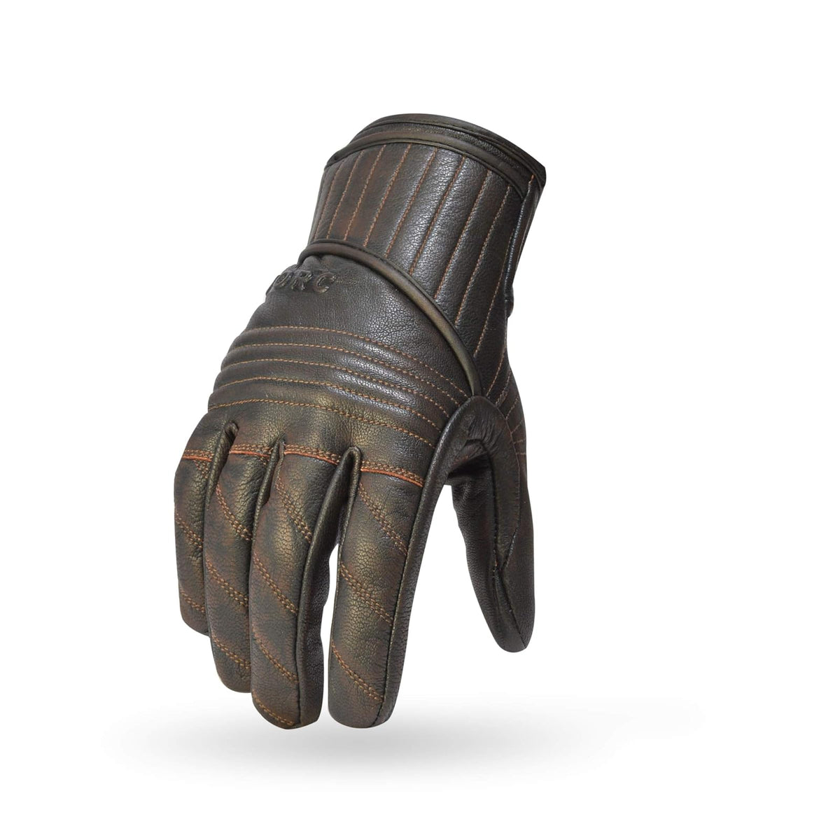 TORC Guantes de Motocicleta de Carreras para Hombres, Negro - 2XL - Marrón (Brown)