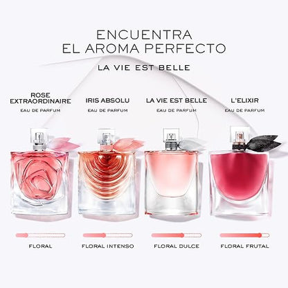 Lancôme La Vie Est Belle Eau de Parfum - Perfume Floral Dulce Mujer | Fragancia de Larga Duración - Notas de Iris, Pachulí, Vainilla Cálida y Azúcar Hilada - Perfume Floral y Dulce para Mujer