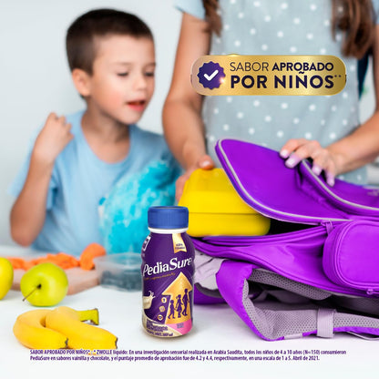 PediaSure Fresa - Alimentación Especializada Pack 24 de 237 ml | Formula especializada para niños de 1 a 10 años con 5 grupos de nutrientes clave que apoya el crecimiento de los huesos.
