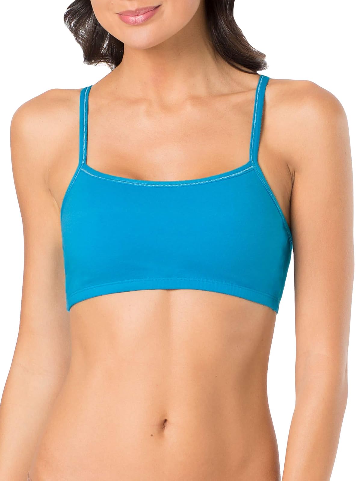 Fruit of the Loom Women's Cotton Pullover Sport Bra(Pack of 3)