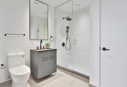 DICA 3200.2 Juego Completo de Accesorios de 6 Piezas para baño, Acabado Negro Mate