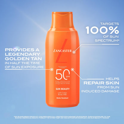 LANCASTER SUN BEAUTY - Velvet Milk SPF30 400ml