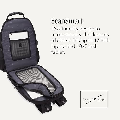 Swiss Gear 1900 Scansmart Tsa 17-inch Laptop Backpack Mochila para portátil Unisex adulto