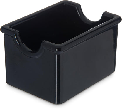 Carlisle FoodService Products - Cesta de azúcar para cocinas, plástico, 20 paquetes, negro, pequeño