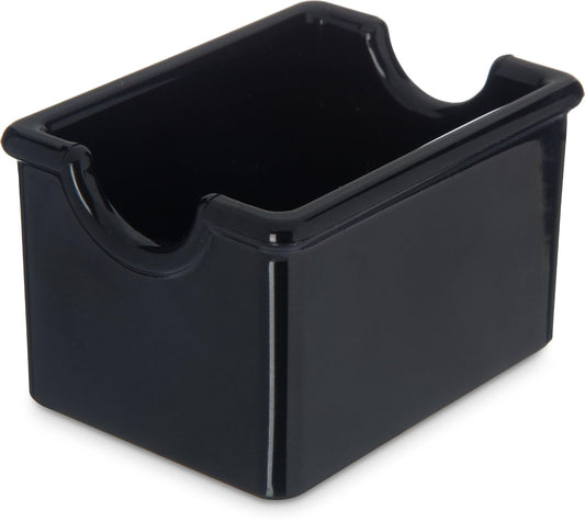 Carlisle FoodService Products - Cesta de azúcar para cocinas, plástico, 20 paquetes, negro, pequeño