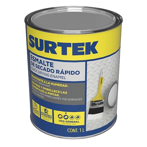 Surtek SP40200 Esmalte de Secado Rápido Color Blanco 1 L