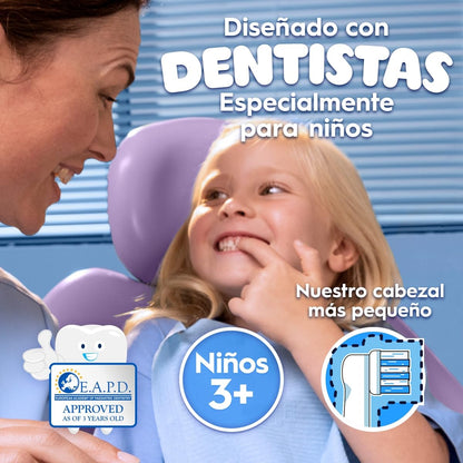 ORAL-B Disney Frozen Repuesto Cepillo Dental Eléctrico para Niños (+3), 2 Uds
