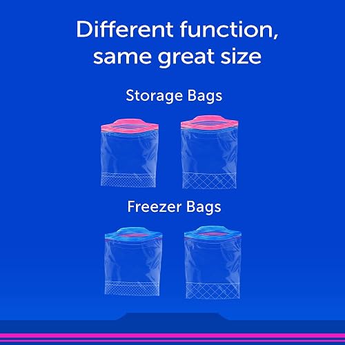 Ziploc Bolsas de almacenamiento con tecnología Grip 'n Seal para alimentos, sándwich, organización y más, 30 unidades, paquete de 4 (120 bolsas totales)