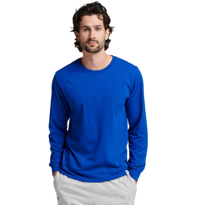 Russell Athletic Playera de Manga Larga de Alto Rendimiento para Hombre - Royal - G