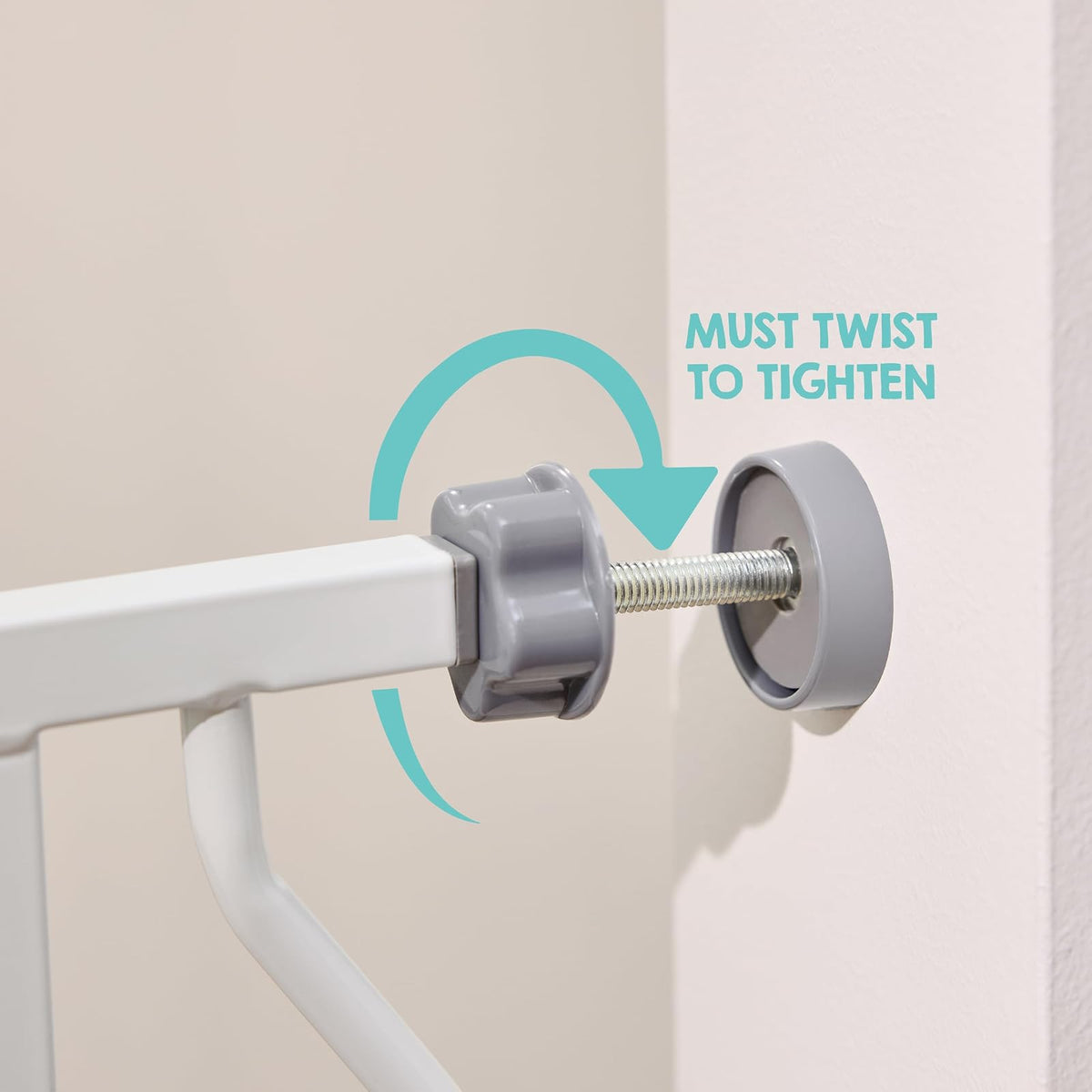 Regalo Easy Step Puerta de Seguridad, Blanco, para adaptarse a aberturas de entre 29-34 y 35-38,5 pulgadas de ancho, 30 pulgadas de alto. 73.66-86.36 CM y 88.9-97.79 CM de ancho, 76.2 CM de alto.