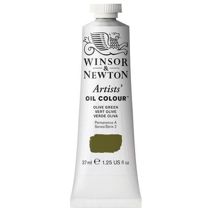 Winsor & Newton Artists' Oil Colour Pintura al Óleo Profesional, 37 ml - 37-ml Tube - Verde (Olive Green)