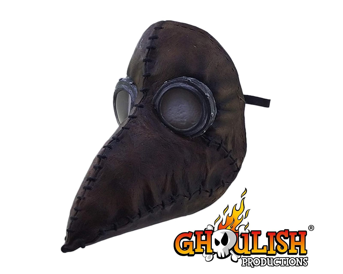 Ghoulish Productions Mascara Gótica de Médico de la Peste Negra/ La Plaga de Latex Antivirus Cosplay Tapa Boca y Ojos para Adulto