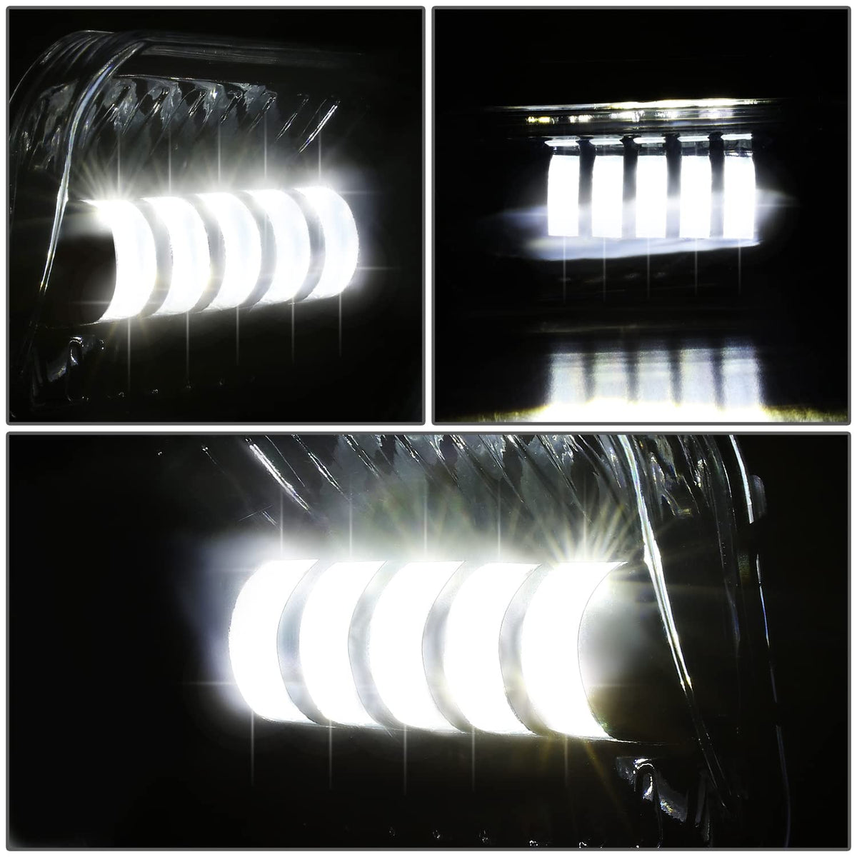 DNA Motoring FL-ZTL-339-SM Par de Luces Antiniebla para Chevrolet Silverado 1500 2500HD 3500 Classic Avalanche 02-06, Negro Ahumado