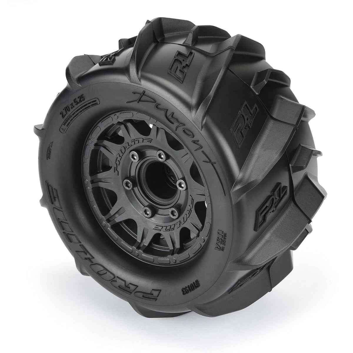 Pro-line Racing Dumont 2.8 Sand/Snow MTD Raid Blk Whls F/R PRO1019310 - Neumático RC