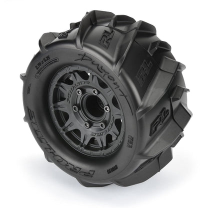 Pro-line Racing Dumont 2.8 Sand/Snow MTD Raid Blk Whls F/R PRO1019310 - Neumático RC