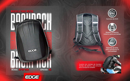 Bolsa para Tanque de Motos Edge- Accesorios para Moto Tank Bag Caja para Motocicleta - Mochila para Moto Tanque Moto Maletas Mochila para Moto Bolsa Y Tanque Moto Impermeable (ED-JK27)
