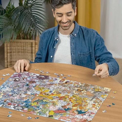 Ravensburger Pokémon 151 Clásicos de Kanto, Primera Generación | Rompecabezas 1000 Piezas para Adultos y Niños 12+ | Rompecabezas de Colección | Calidad Premium Alemana con Corte Preciso