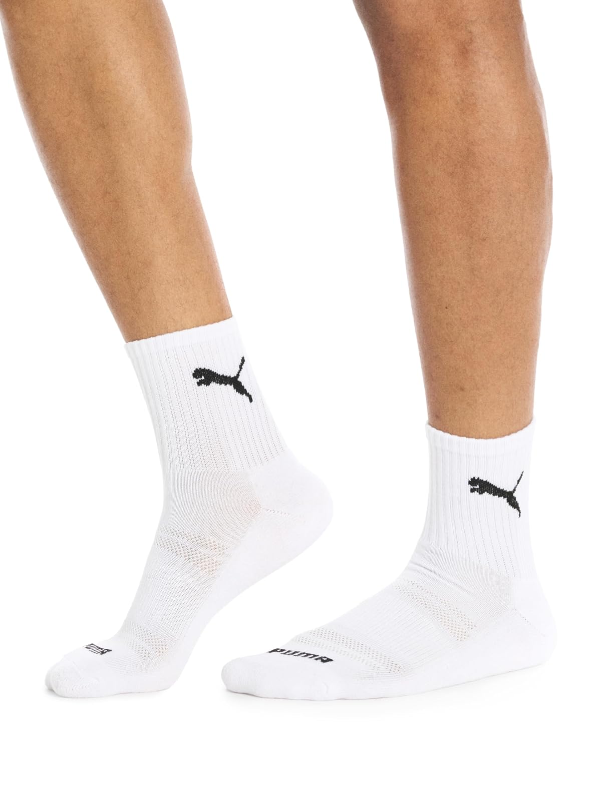 PUMA 8 Pack Athletic Cushioned High Quarter Crew Socks Calcetines deportivos Hombre