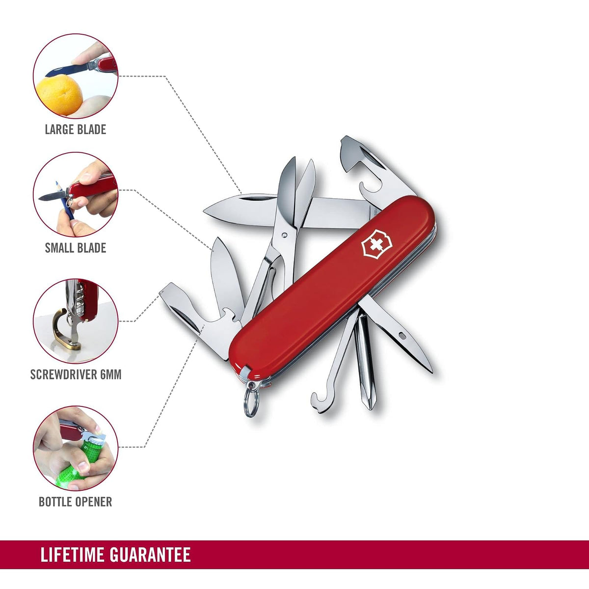 Victorinox Swiss Army Super Tinker Pocket Tool - Red