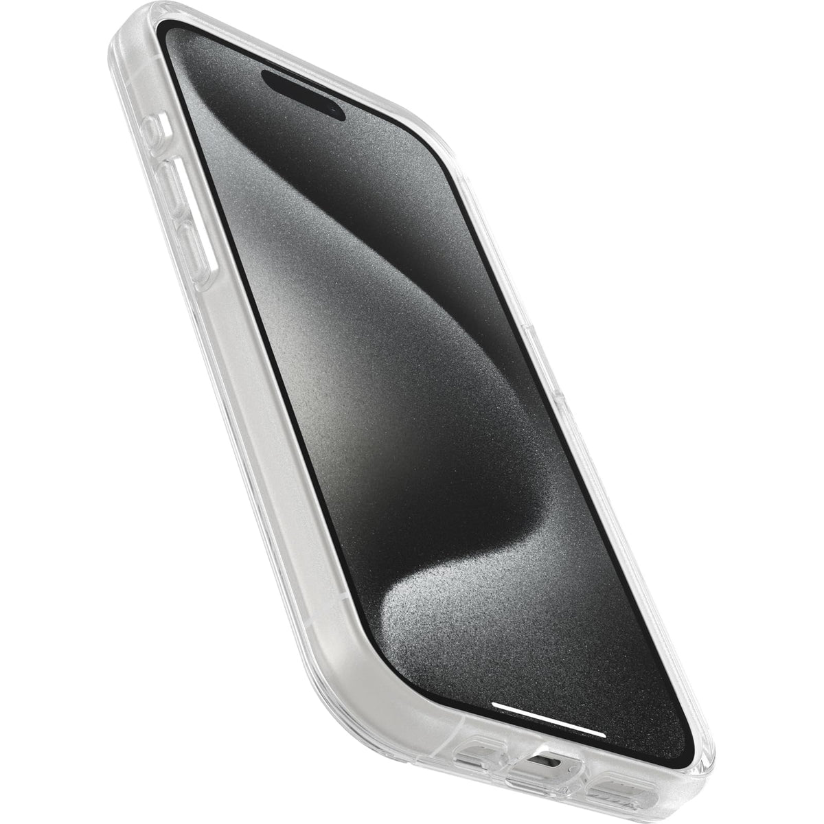 OtterBox - Funda transparente para iPhone 15 Pro (solo para iPhone 15) serie Symmetry (transparente), se ajusta a MagSafe, ultra elegante, bordes elevados que protegen la cámara y la visualización (se