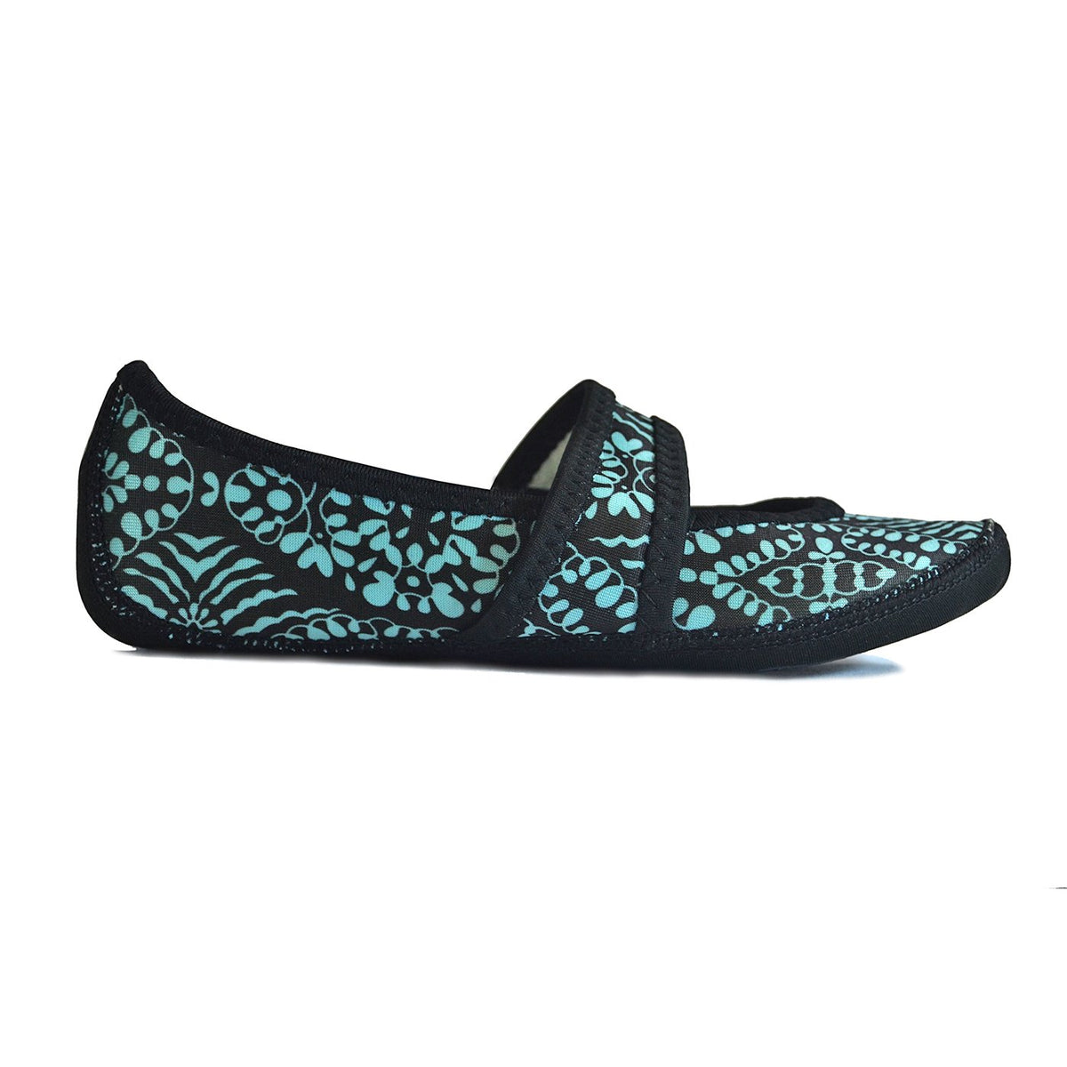 Nufoot Women's Betsy Lou Fuzzies Slipper Socks, X-Large, Blue Escape