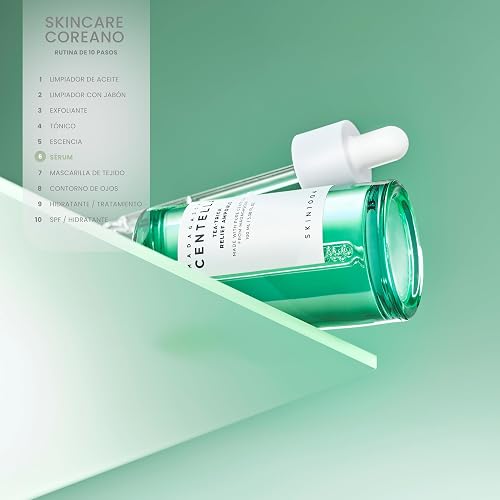 SKIN1004 Madagascar Centella Tea-Trica Relief Ampoule 100 ml – Suero Facial con Centella Asiática y Árbol de Té – Textura Ligera – Para Piel Mixta a Grasa