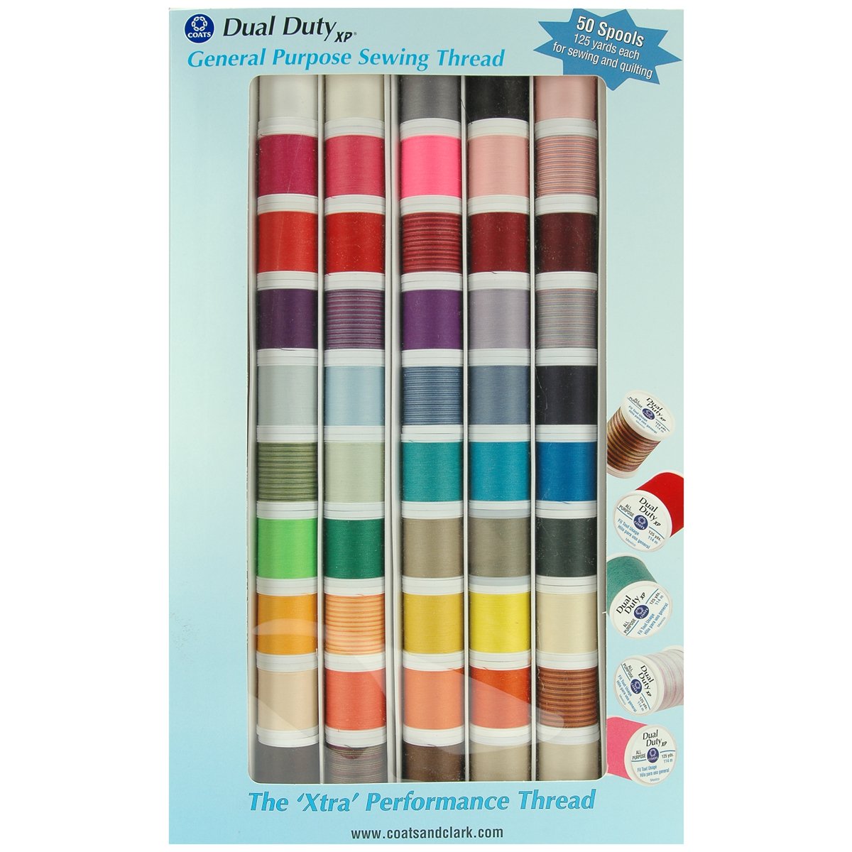 Dual Duty XP 9000 General Purpose Thread Set, Assorted