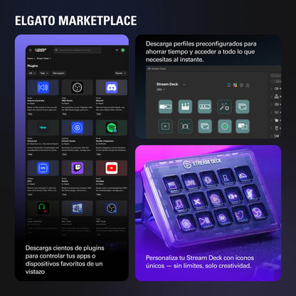 Elgato Stream Deck + White, mezclador y controlador