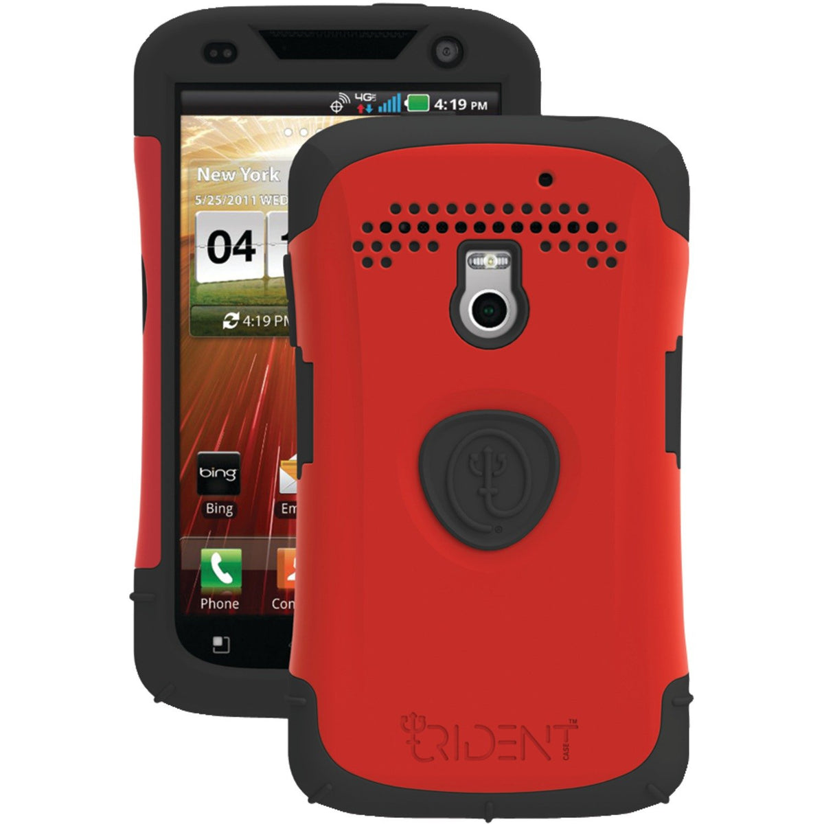 Trident Case AEGIS Series - Funda de Transporte para LG Revolution (1 Unidad), Rojo