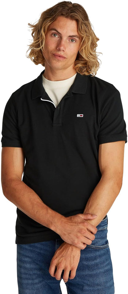 Tommy Hilfiger Polo Casual para Hombre - CH - Negro