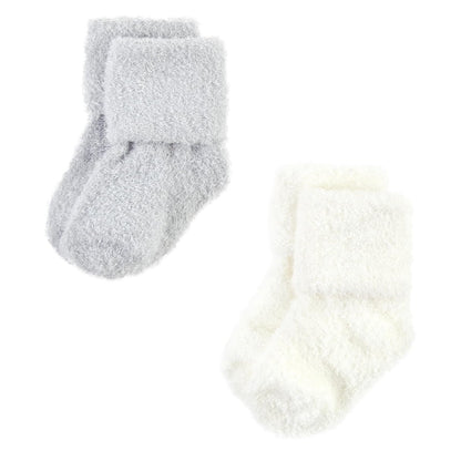 Hudson Baby - Calcetines de algodón para recién nacidos y rizados