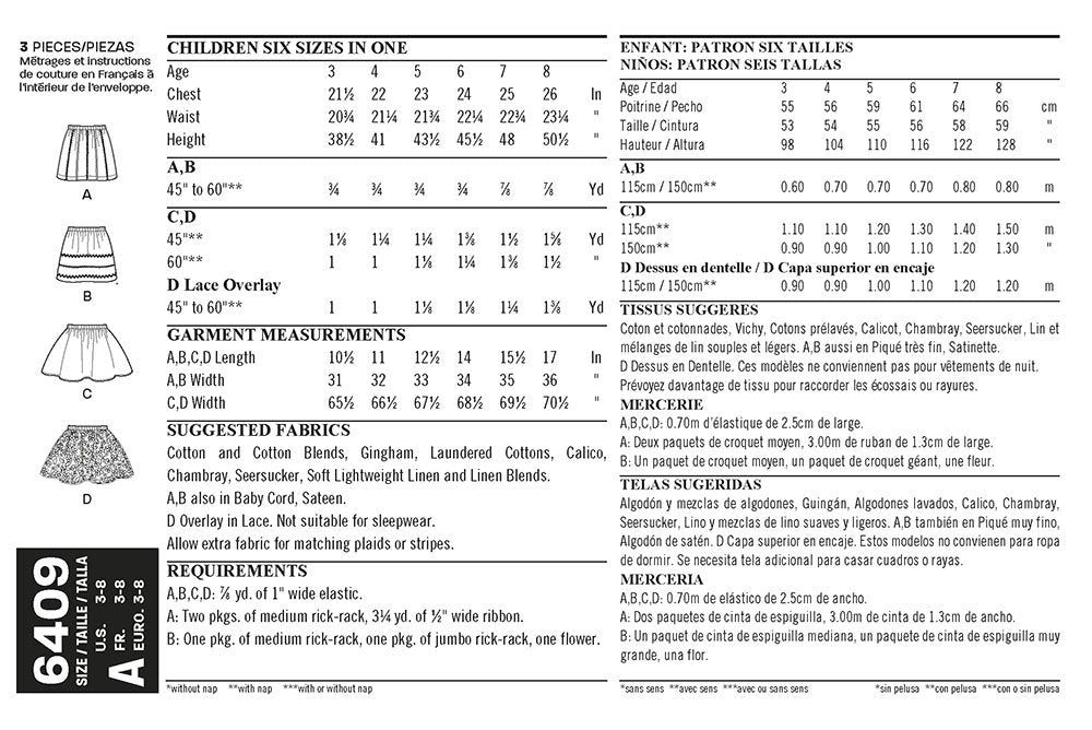 New Look UN6409A - Patrón de Costura para Confeccionar Mocasines Infantiles (3-4-5-6-7-8)