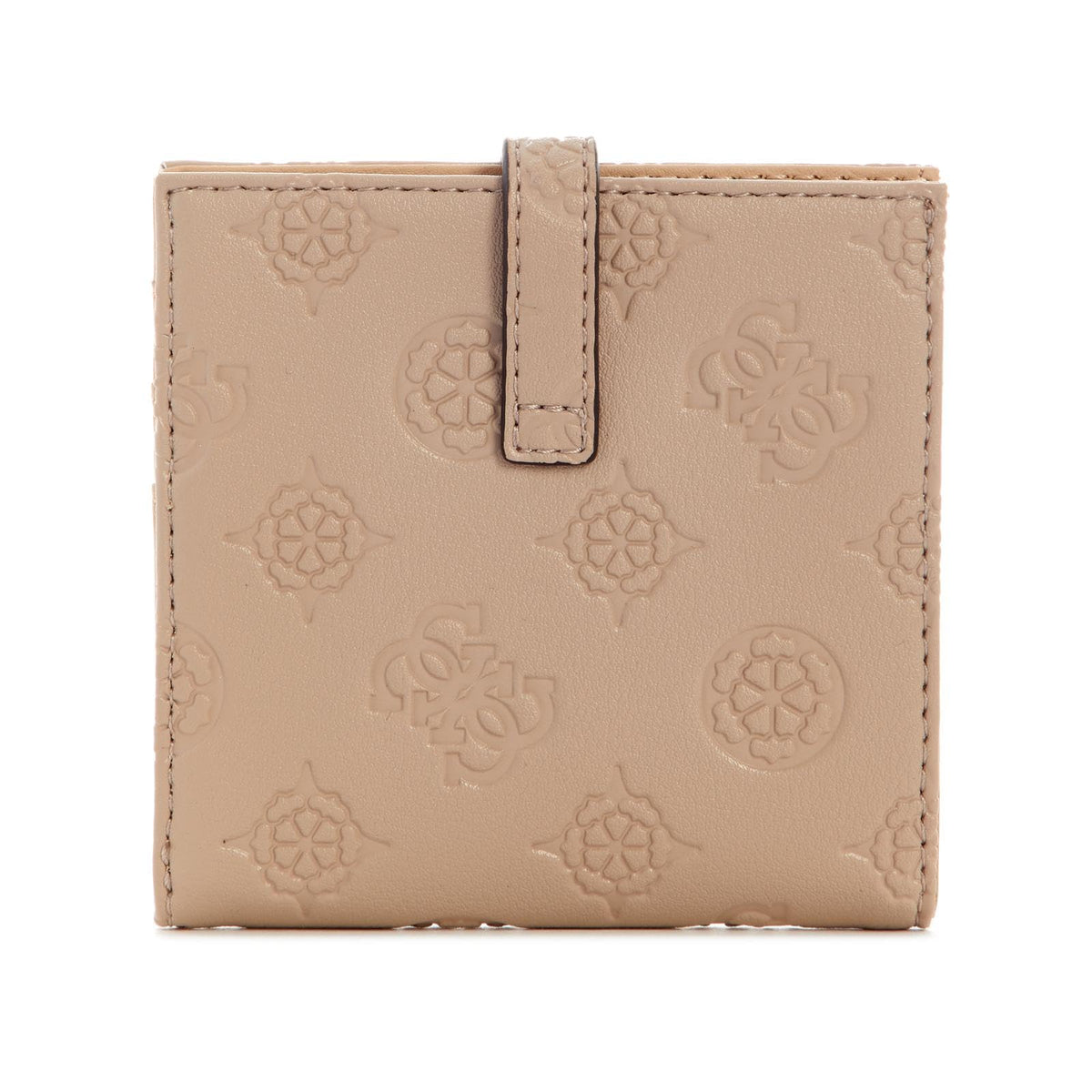 GUESS CARTERA PHOEBE SLG TAB CARD CASE COLOR CAFÉ LOGO
