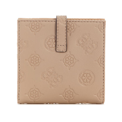 GUESS CARTERA PHOEBE SLG TAB CARD CASE COLOR CAFÉ LOGO