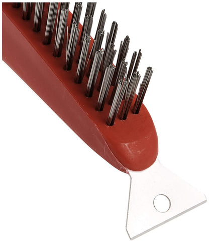 Red Devil 4160 Cepillo de alambre de acero inoxidable de agarre suave de 20.32 cm, 33.02cm (13'')