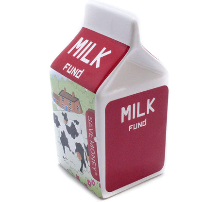 Running JS2014824-6 Alcancia de Ceramica - Caja de Leche, Multicolor