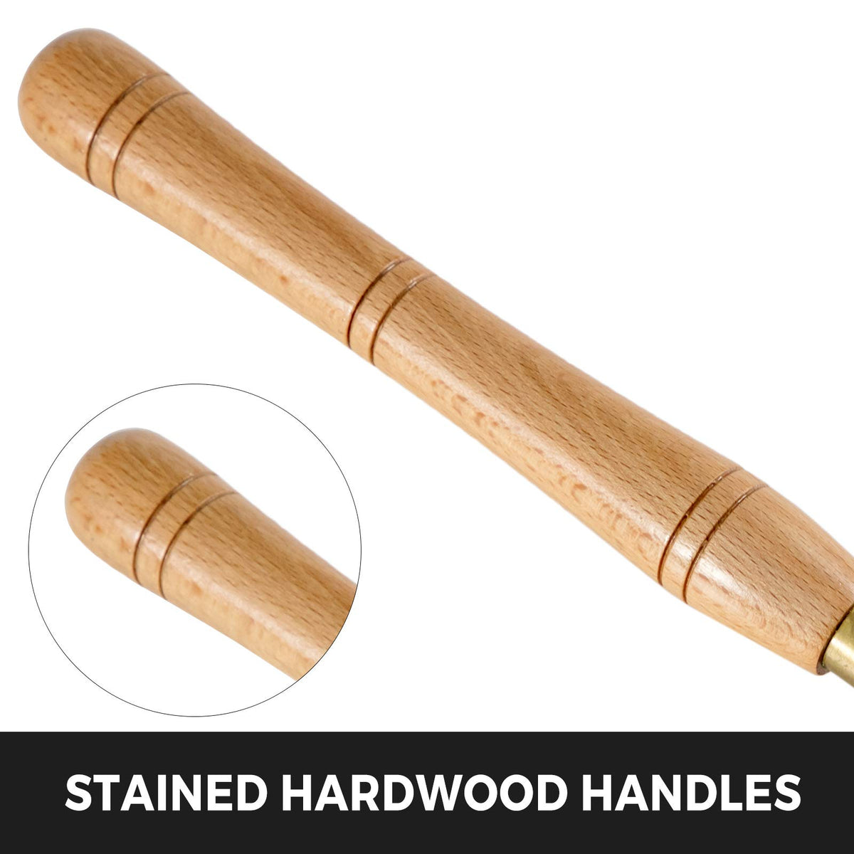 VEVOR Herramientas de Torno Madera gubias para tallar madera Acero de Alta Velocidad 8 Cinceles para Tornear Madera Gubias para Tallar Madera Ampliamente 45 x 32 x 4,2 cm torno para madera