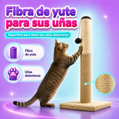 Fancy Pets Poste Rascador de 55 centímetros para Gato Color Natural