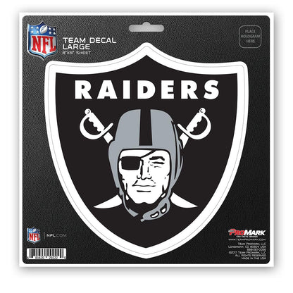 FANMATS 62617 Las Vegas Raiders - calcomanía calcomanía grande, 8 x 8 pulgadas