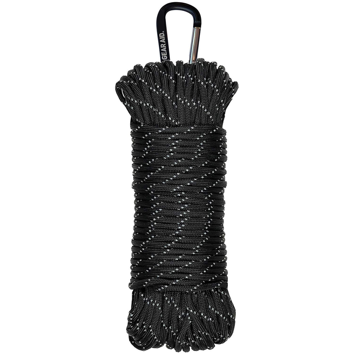 Gear Aid 550 - Cuerda de paracaídas y mosquetón, 7 hebras para Camping y Supervivencia