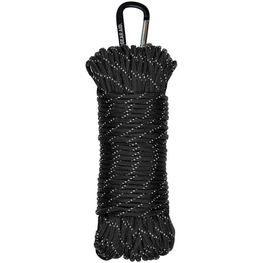 Gear Aid 550 - Cuerda de paracaídas y mosquetón, 7 hebras para Camping y Supervivencia