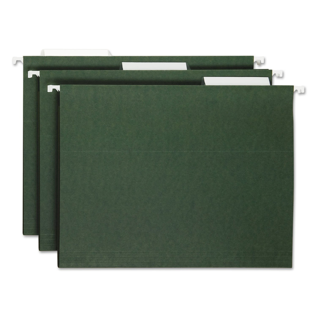 Smead - Carpeta colgante con pestaña, 1/3, tamaño de letra, color verde estándar, 25 por caja (64035)