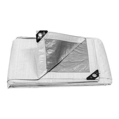 Pretul Lona de Polietileno con Protección UV - Lona - Blanco - 5 x 6 m