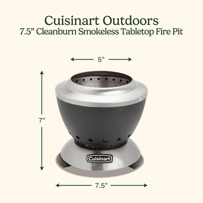 Cuisinart COH-755P Cleanburn Chimenea de Mesa de 19 cm