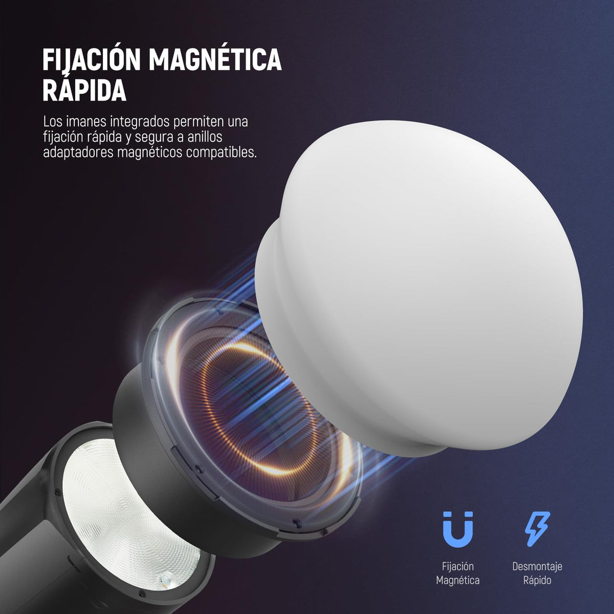 NEEWER Difusor de Flash de Silicona con Dos Anillos Adaptadores Magnéticos, Modificador de Luz para NEEWER NW700 NW760 Z880 Z760 Cabeza Cuadrada y Z1 Z2 Z2PRO Z2II Z3 Cabeza Redonda Speedlite, CRS2